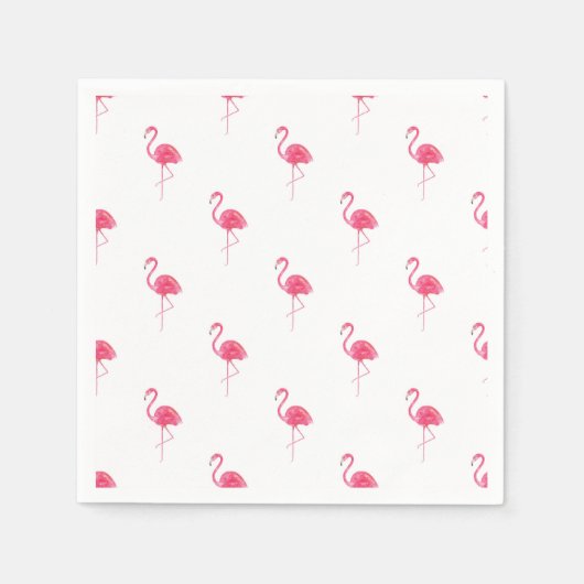 Tropical Flamingo Serviette (Vorderseite)