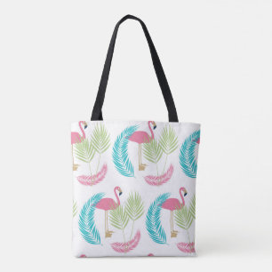 Tropical Flamingo Tote Bag - Niedlich rosa Flaming Tasche