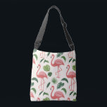 Tropical Flamingo Tote Tragetaschen Mit Langen Trägern<br><div class="desc">Make summer your constant companion! Greet your day with a touch of tropical charm with this trendy shoulder bag featuring a pink flamingo and green leaf print. Designed to be your perfect companion for shopping and outings, this bag is practical, comfortable, lightweight, and durable enough to withstand everyday use. Shine...</div>