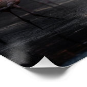 Tropical Flamingos Poster (Ecke)