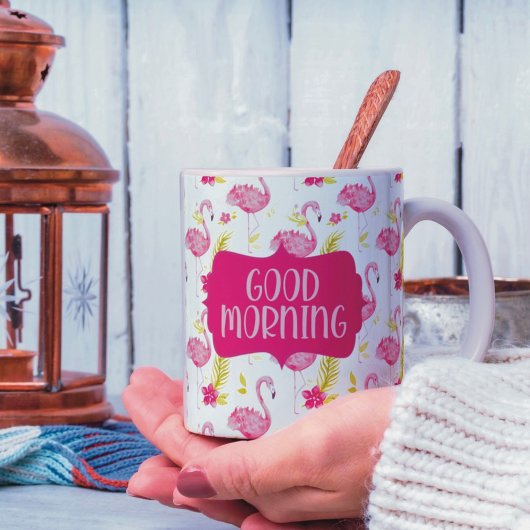 Tropical Flamingos Tasse