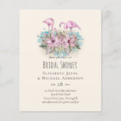 Tropical Flamingos Wedding (Vorderseite)