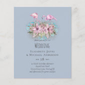 Tropical Flamingos Wedding (Vorderseite)