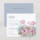 Tropical Flamingos Wedding (Vorne/Hinten)