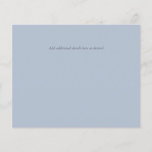 Tropical Flamingos Wedding (Rückseite)