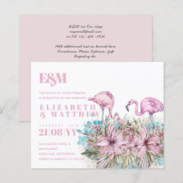 Tropical Flamingos Wedding