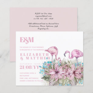 Tropical Flamingos Wedding