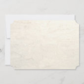 Tropical Flamingos Wedding Einladung (Rückseite)