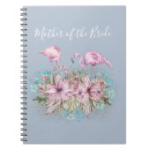 Tropical Flamingos Wedding Notizblock (Vorderseite)