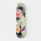 Tropical Floral Abstrakt Skateboard Deck (Vorne)