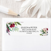 Tropical Floral and Greenerity Return Address Labe (Insitu)