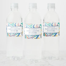 Tropical Floral Beach Bachelorette Wochenende Entd