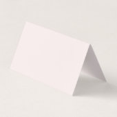 Tropical Floral Botanical Logo QR Code Folded Visitenkarten (Rückseite)