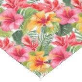 Tropical Floral Cotton Tableclout Tischdecke (Schrägansicht)