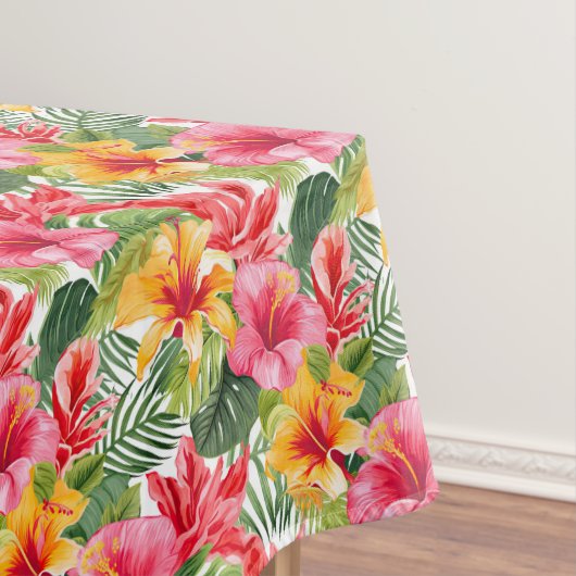 Tropical Floral Cotton Tableclout Tischdecke (Beispiel)