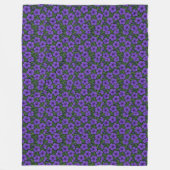 Tropical Floral Elegance Fleece Blanket (Vorderseite)