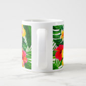 Tropical Floral Gift Jumbo-Tasse (Rückseite)
