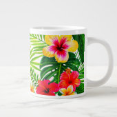 Tropical Floral Gift Jumbo-Tasse (Rechts)