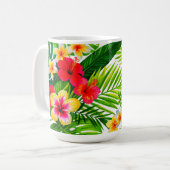 Tropical Floral Gift Kaffeetasse (Vorderseite Links)