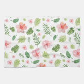 Tropical Floral Hawaiian Geschirrtuch (Horizontal)