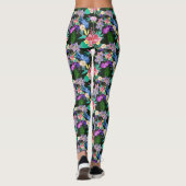 Tropical Floral Hawaiian Leggings (Rückseite)