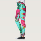 Tropical Floral Island Leggings (Links)