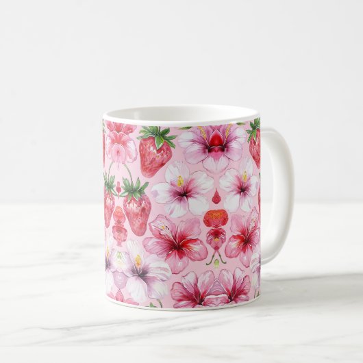 Tropical Floral Kaffeetasse (VorderseiteRechts)