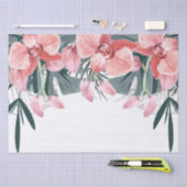 Tropical Floral Orchid Wedding Seidenpapier (Handwerk)