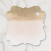 Tropical Floral Palm Blätter Vielen Dank Geschenkanhänger (Rückseite)