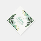 Tropical Floral Personalisiert Baby Dusche Serviette (Ecke)