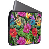 Tropical Floral Summer Movie Muster Laptopschutzhülle (Vorne Rechts)