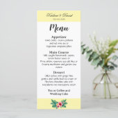 Tropical Floral Thema Karte (Stehend Vorderseite)