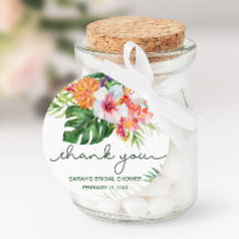 Tropical Floral Vielen Dank für Ihre Unterstützung