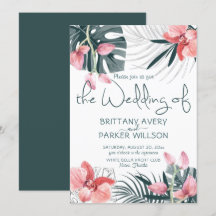 Tropical Floral Wedding
