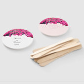 Tropical Floral Wedding Fächer (Non-assembled)