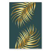 Tropical Floral Wedding Tischnummer (Rückseite)