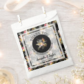 Tropical Floral Wedding Vielen Dank Geschenktütchen (Ausgeschnitten)