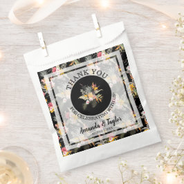 Tropical Floral Wedding Vielen Dank Geschenktütchen