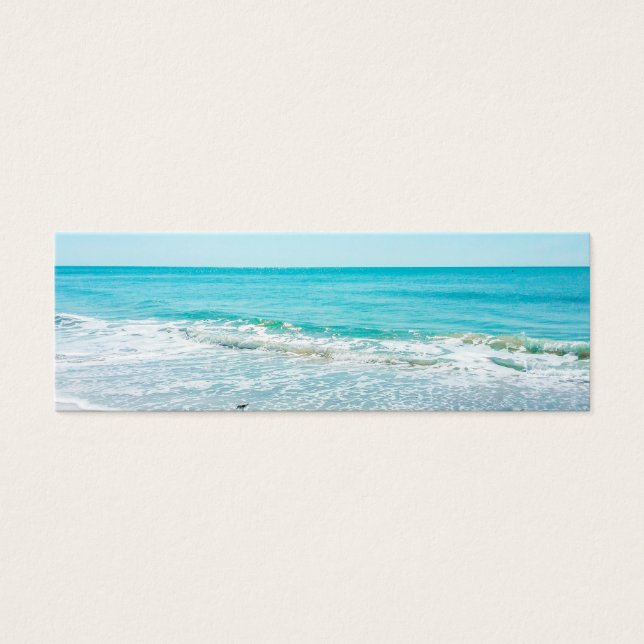 Tropical Florida Beach Sand Ocean Waves Sandpiper (Vorderseite)