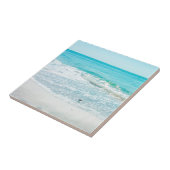 Tropical Florida Beach Sand Ocean Waves Sandpiper Fliese (Seite)