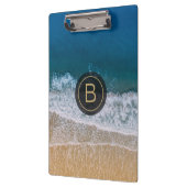 Tropical Florida Beach Türkisblau Klemmbrett (Links)