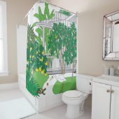 Tropical Florida House Duschvorhang (Beispiel)