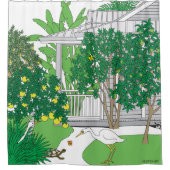 Tropical Florida House Duschvorhang (Vorderseite)
