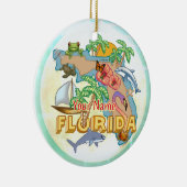 Tropical Florida Keramik Ornament (Rechts)
