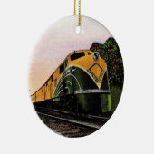 Tropical Florida Locomotive Keramik Ornament (Rechts)