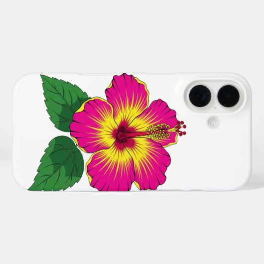 Tropical Flower Case-Mate iPhone Hülle (Rückseite (Horizontal))