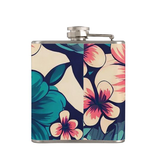 Tropical Flower Flachmann (Rückseite)