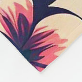 Tropical Flower Fleecedecke (Ecke)