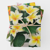 Tropical Flower Geschenkpapier Set (Beispiel)