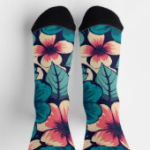 Tropical Flower Socken (Oben)